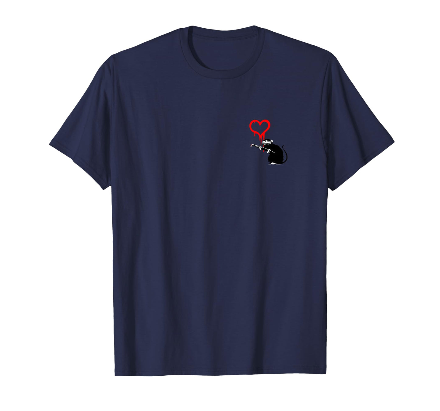 APOH Valentines Banksy Love Rat PAPL2172 T-Shirt