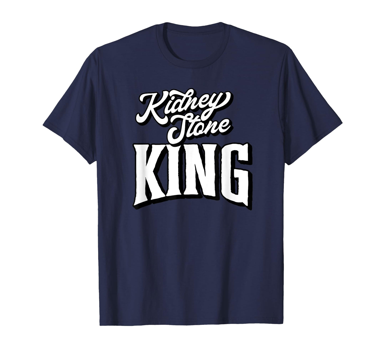 Kidney Stone King! Funny Kidney Stone Passing Retro T-Shirt
