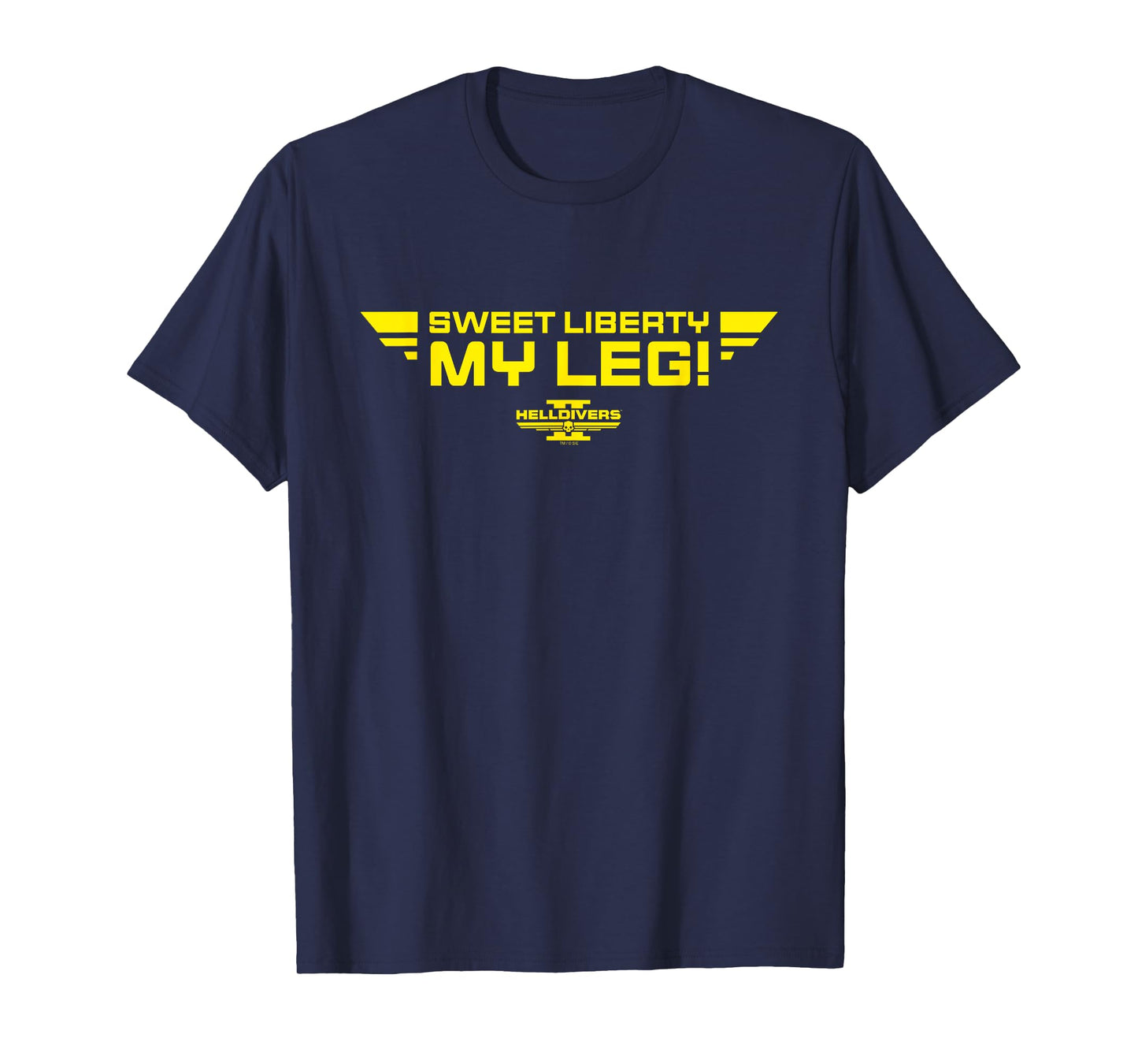 Helldivers 2 Sweet Liberty My Leg Video Game T-Shirt
