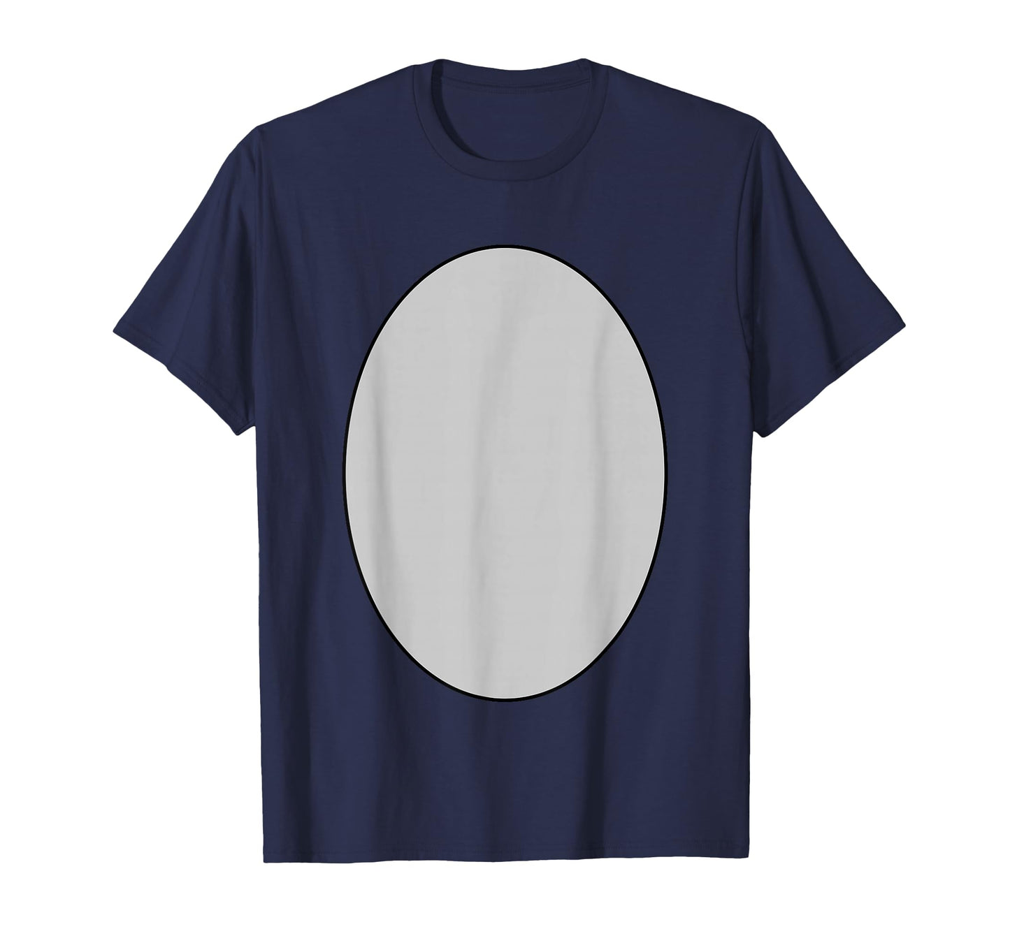 easy lazy diy donkey costume grey circle donkey belly tee T-Shirt