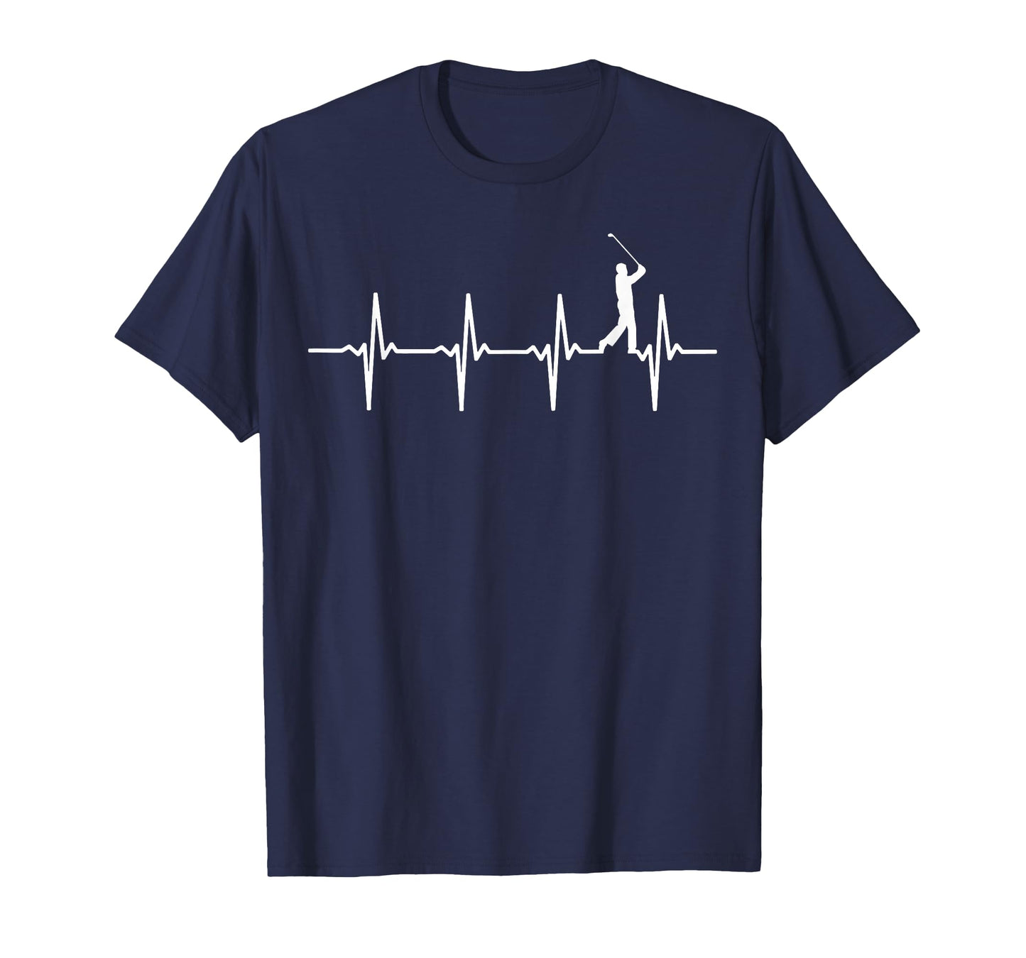 Golf heartbeat t-shirt for golfers T-Shirt