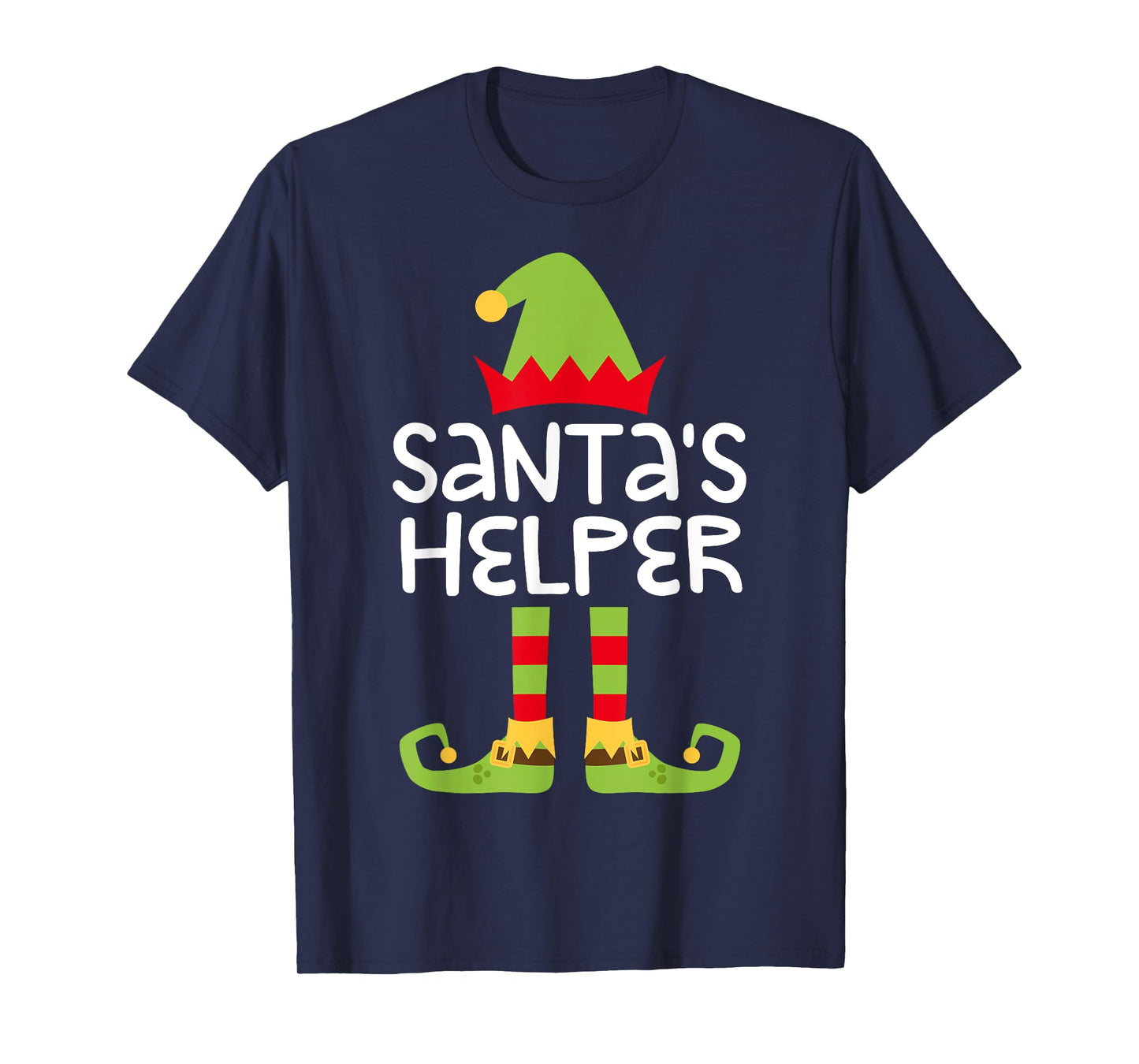 Santa's Helper T-Shirt Matching Christmas Elf Shirt T-Shirt