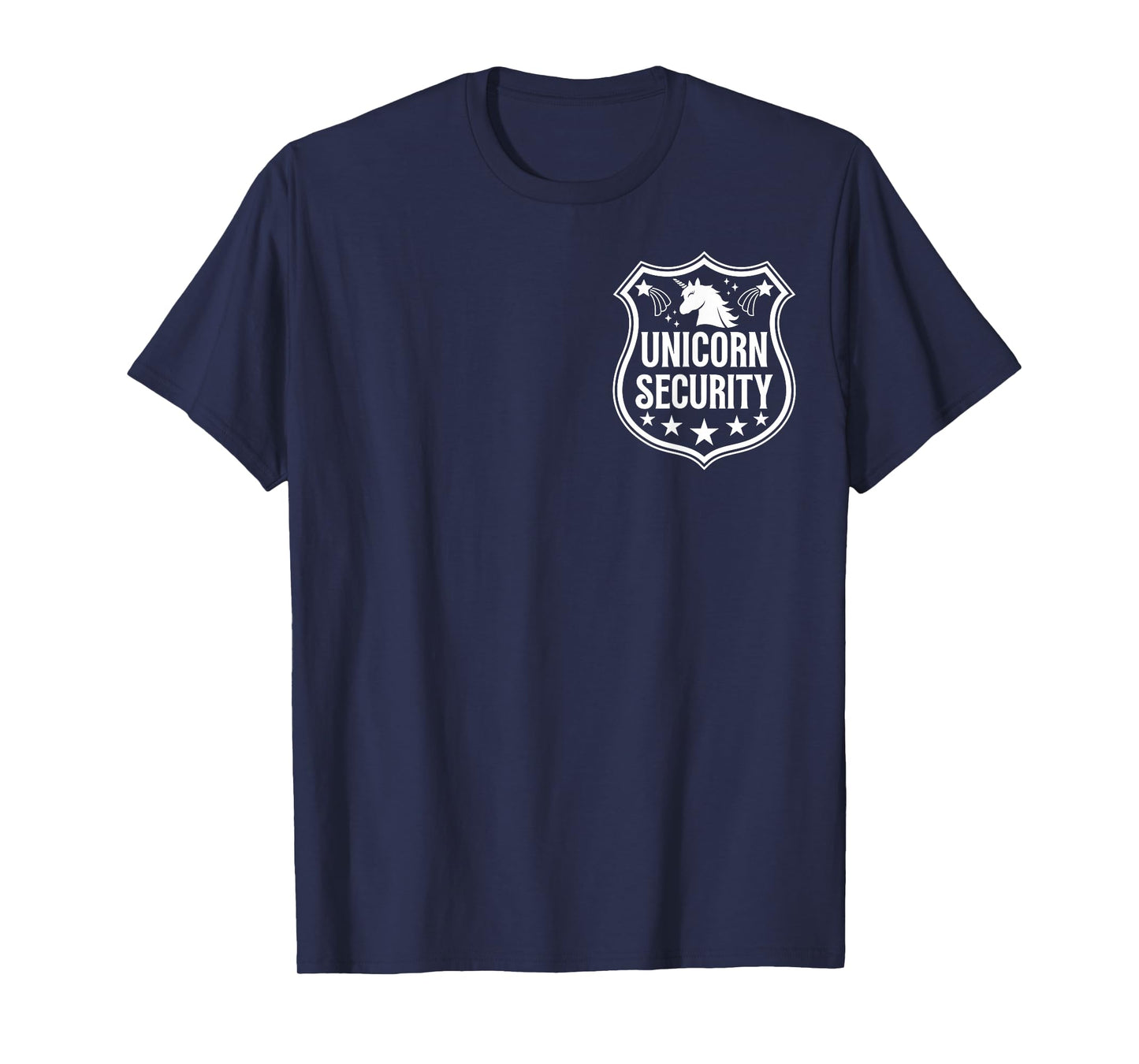 Unicorn Security Birthday Halloween Costume Kids Boys Mens T-Shirt