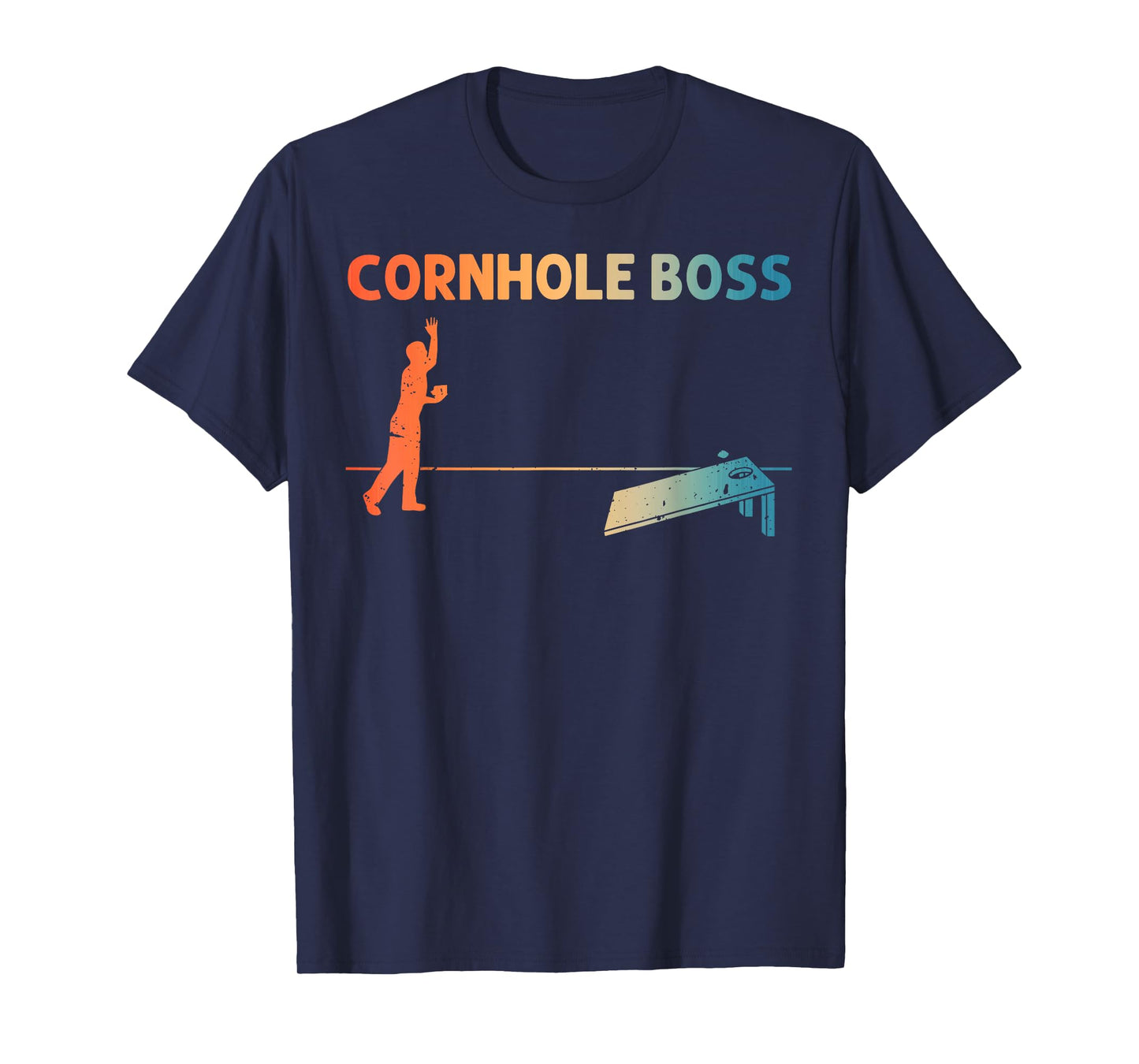Cool Cornhole Art For Men Women Corn Hole Team Player Master T-Shirt