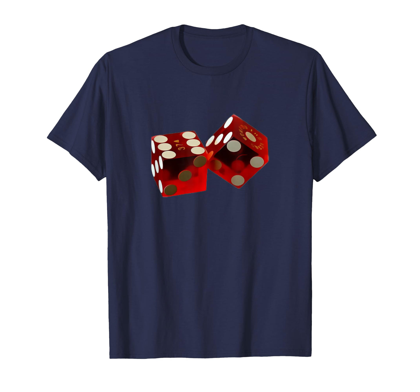 Casino Red Rolling Dice T-Shirt