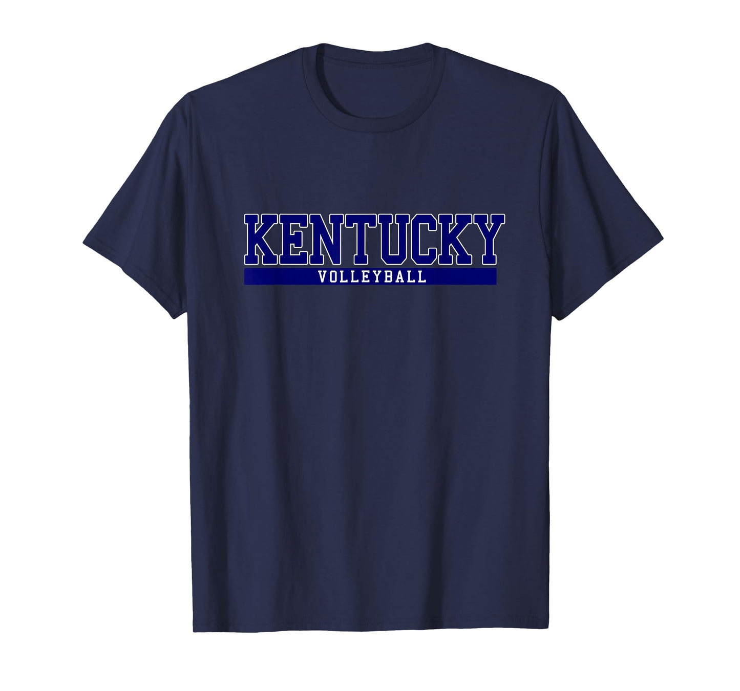 Kentucky Volleyball T-Shirt - Black, Unisex, Adult, Short Sleeve, Modern, Letter Print, Crew Neck, Sports, Volleyball