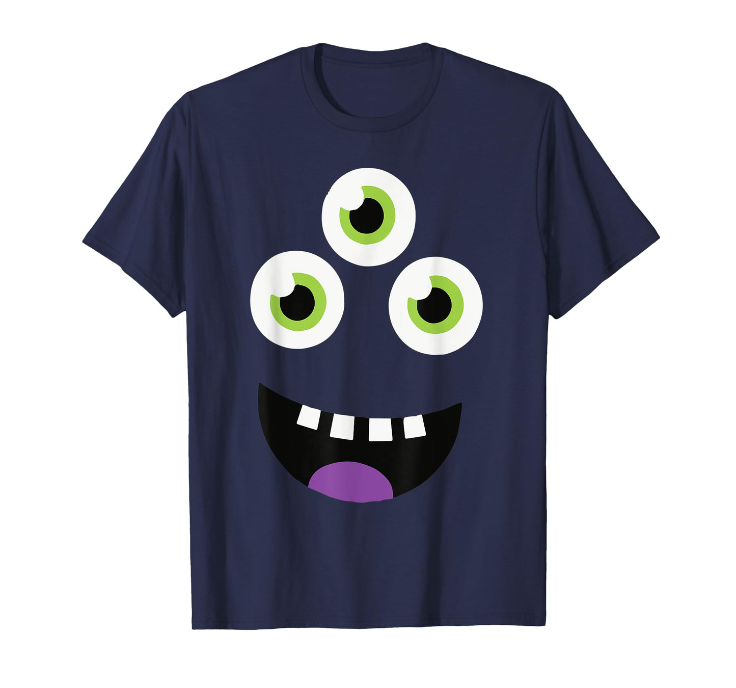 Cute Monster Face Halloween Group Costume Gift Tee T-Shirt