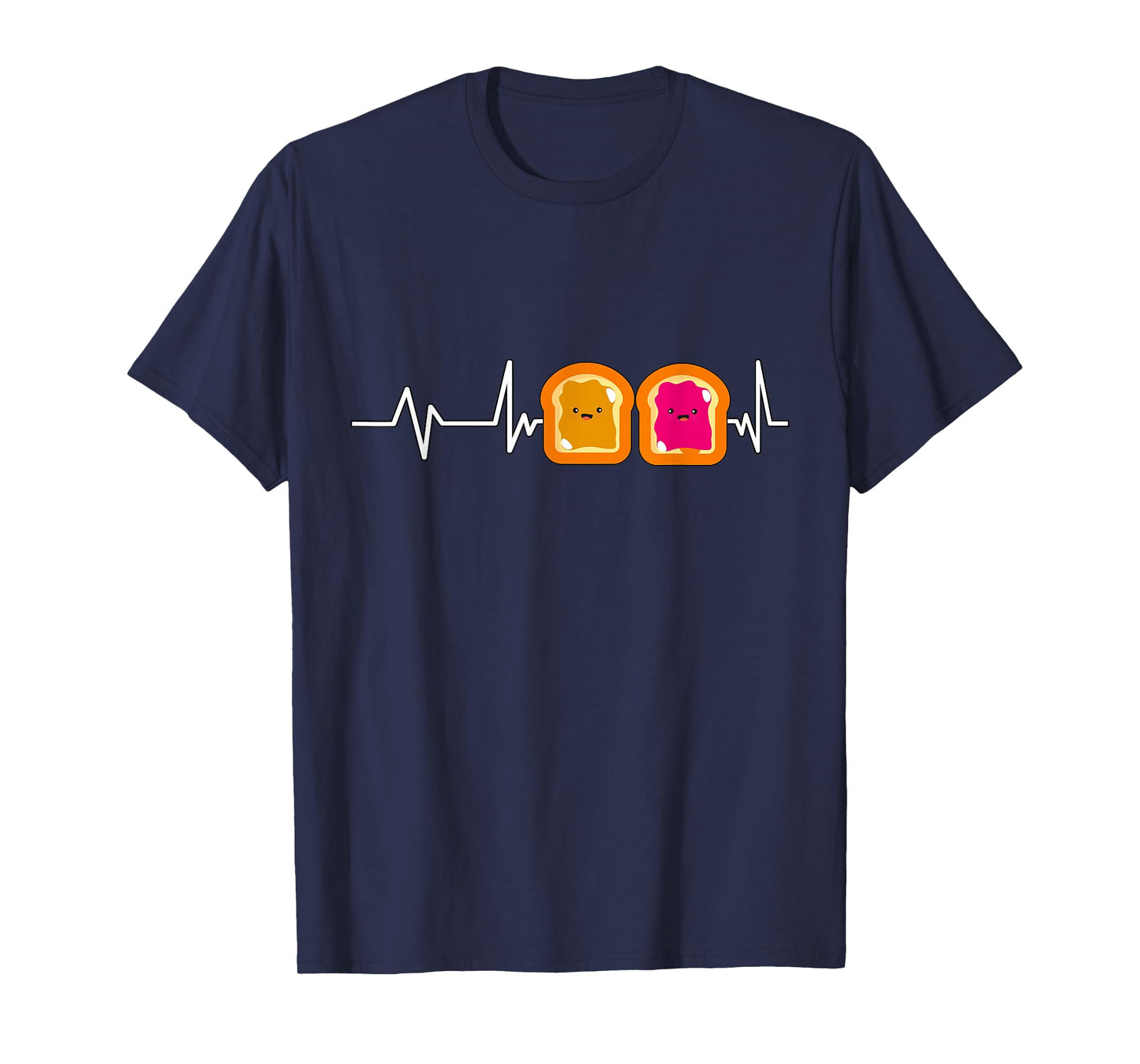 Peanut Butter Jelly Heartbeat Gift Peanut Butter And Jelly T-Shirt