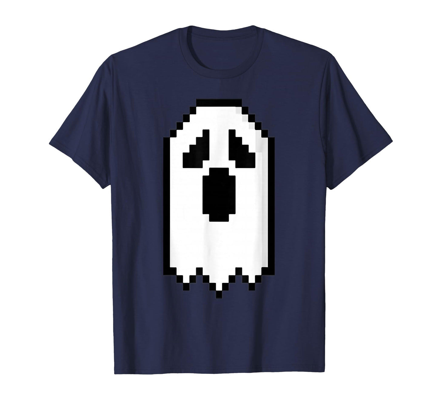 Retro Arcade Game Ghost Eyes Halloween Group Costume T-Shirt