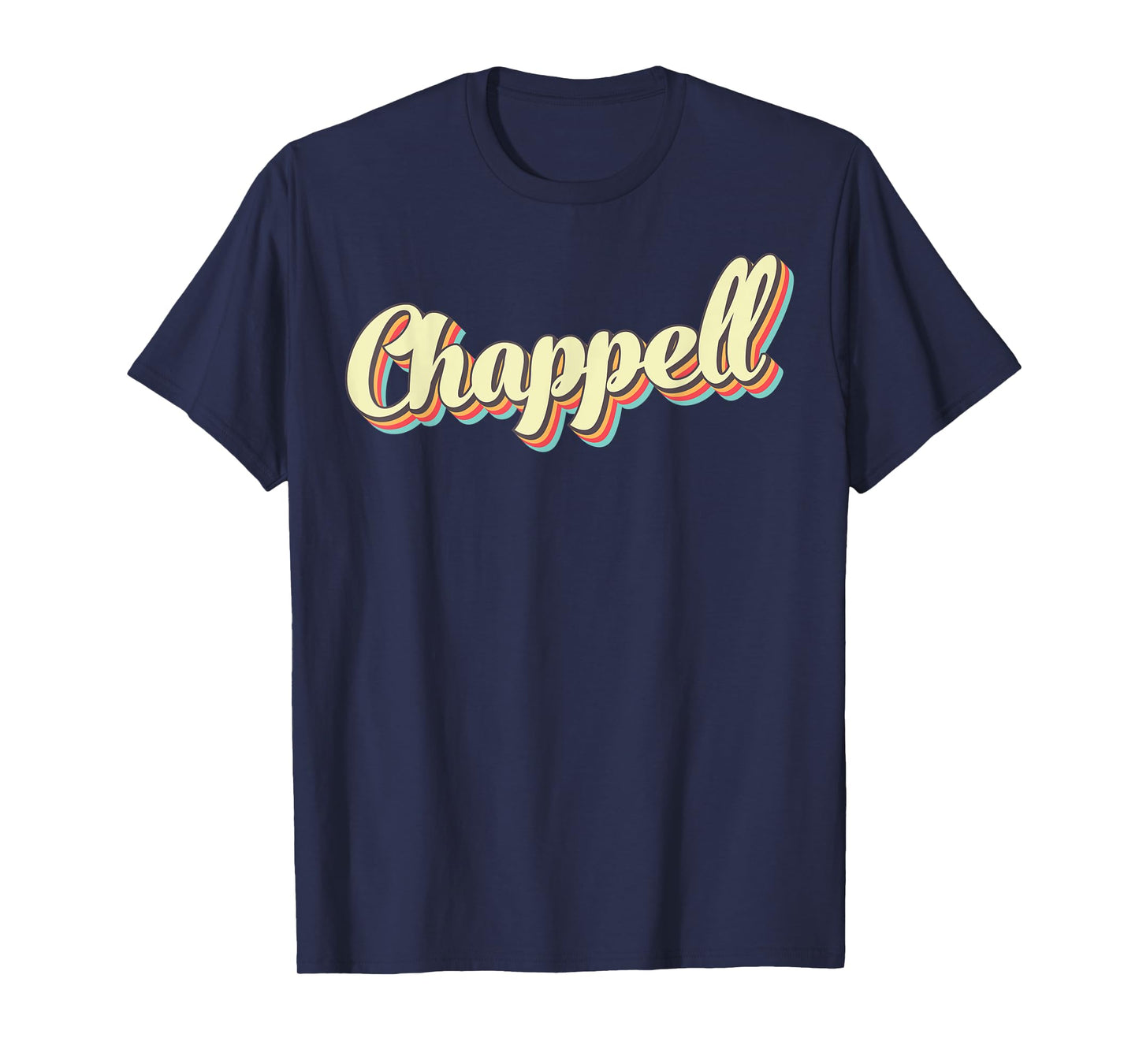 Chappell TShirt Retro Art Baseball Font Vintage T-Shirt
