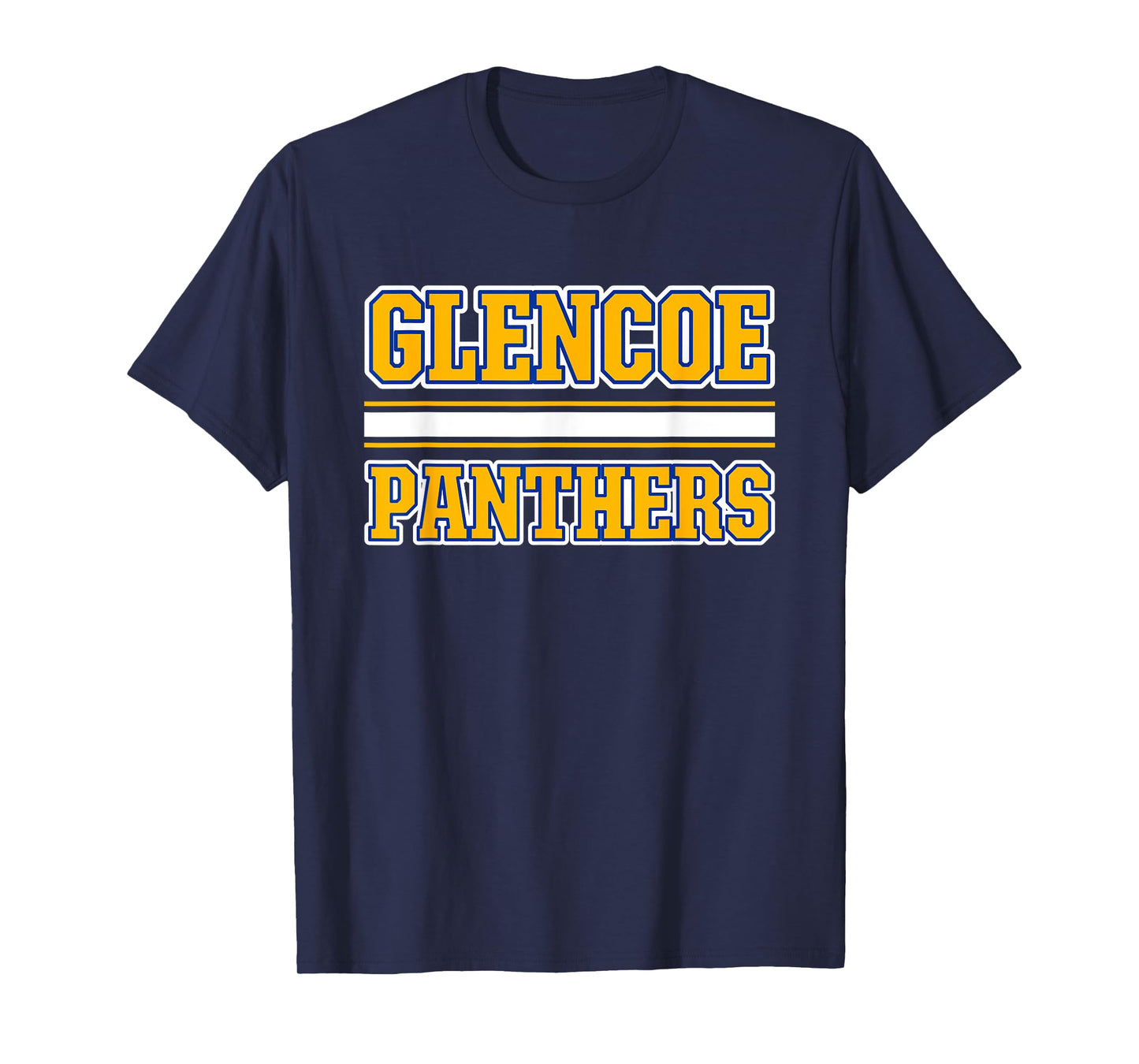 Glencoe Panthers Horizontal Stripes T-Shirt