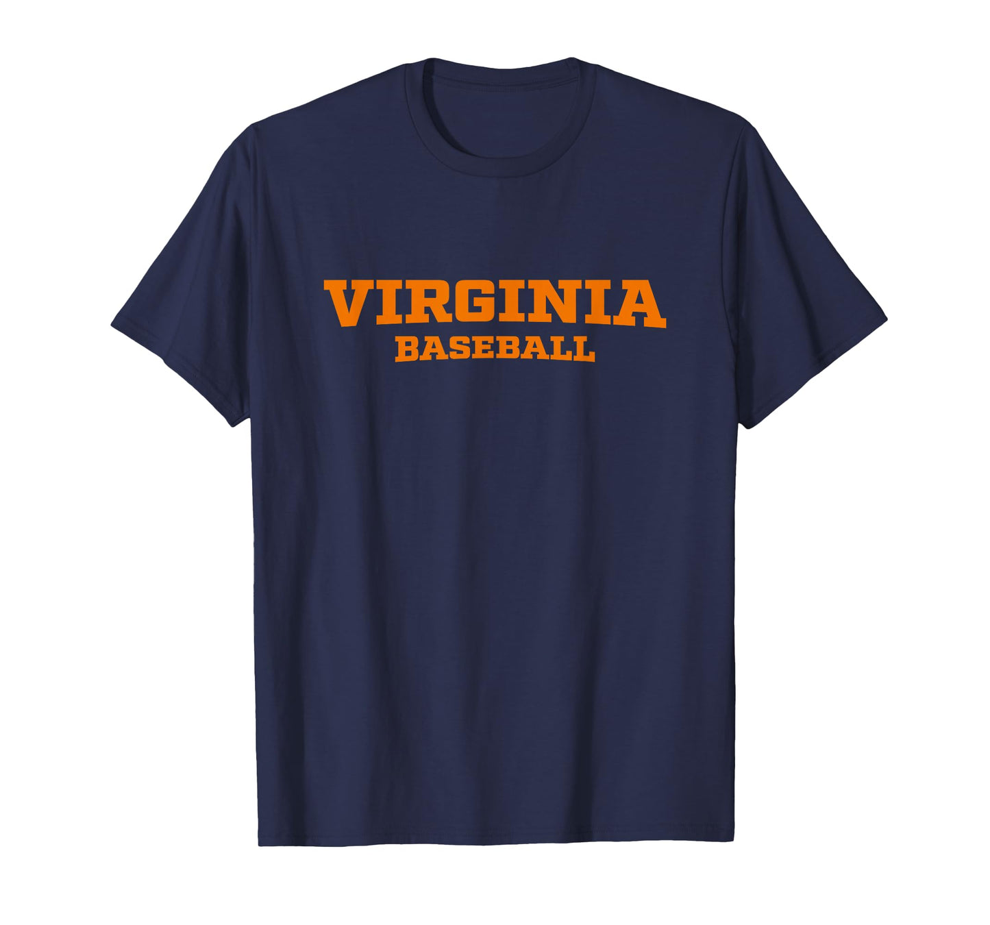 Virginia Baseball Block Font T-Shirt