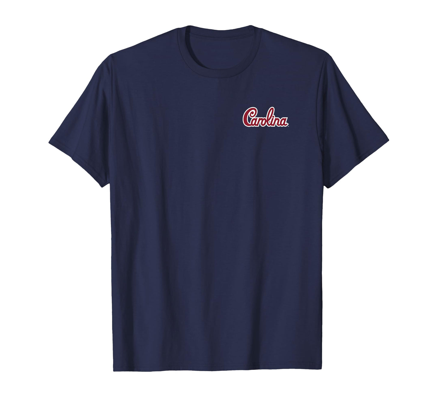 South Carolina Gamecocks Front/Back Football Helmet Black T-Shirt