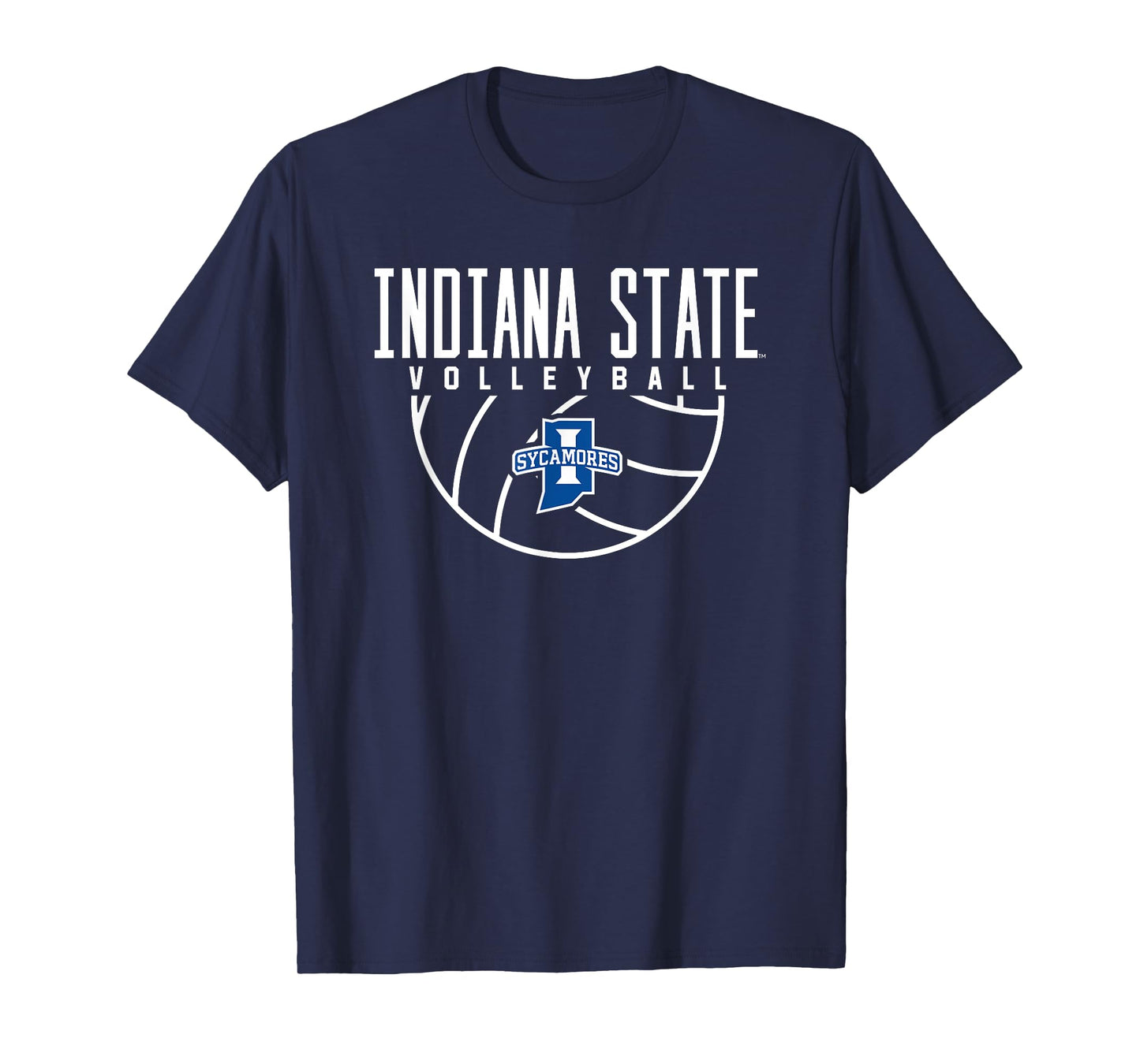 Indiana State University Sycamores Volleyball Arch T-Shirt