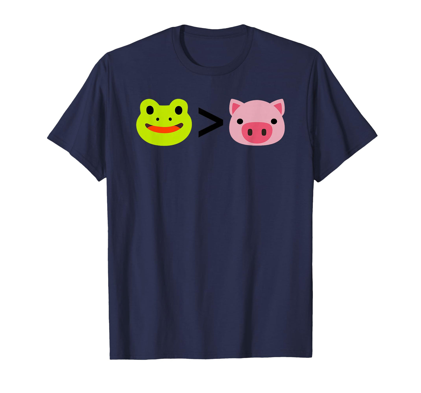 Portland Frog Greater Than Fascist Pig T-Shirt