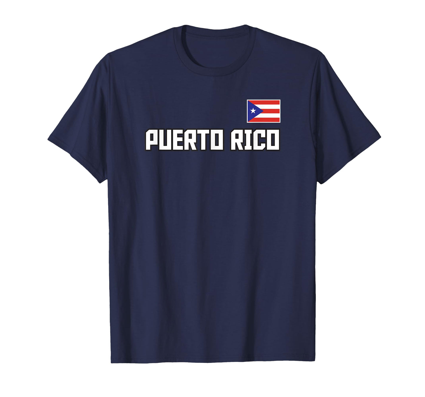 Puerto Rico Flag Puerto Rican Pride Athletic Style Country T-Shirt