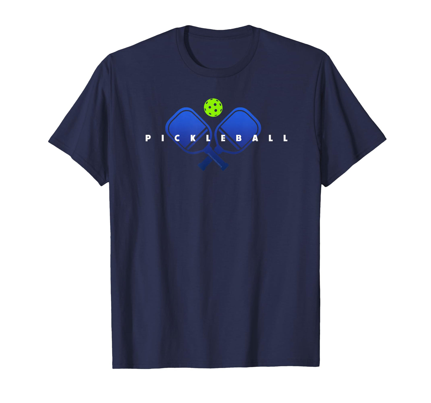 Cool Stylized Pickleball with Paddles and Ball Pickleball T-Shirt