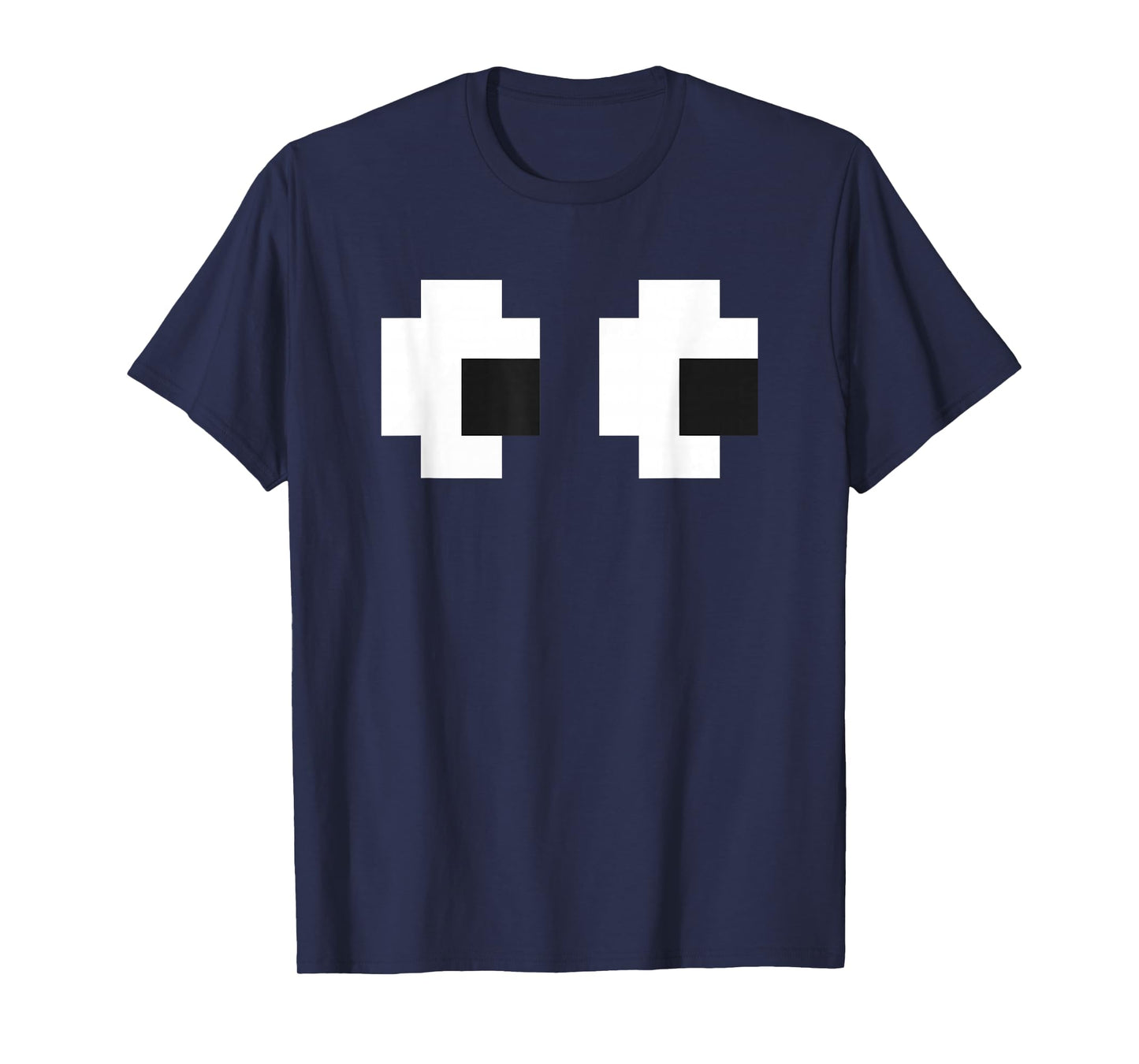 Retro Arcade Game Ghost Blue T-Shirt