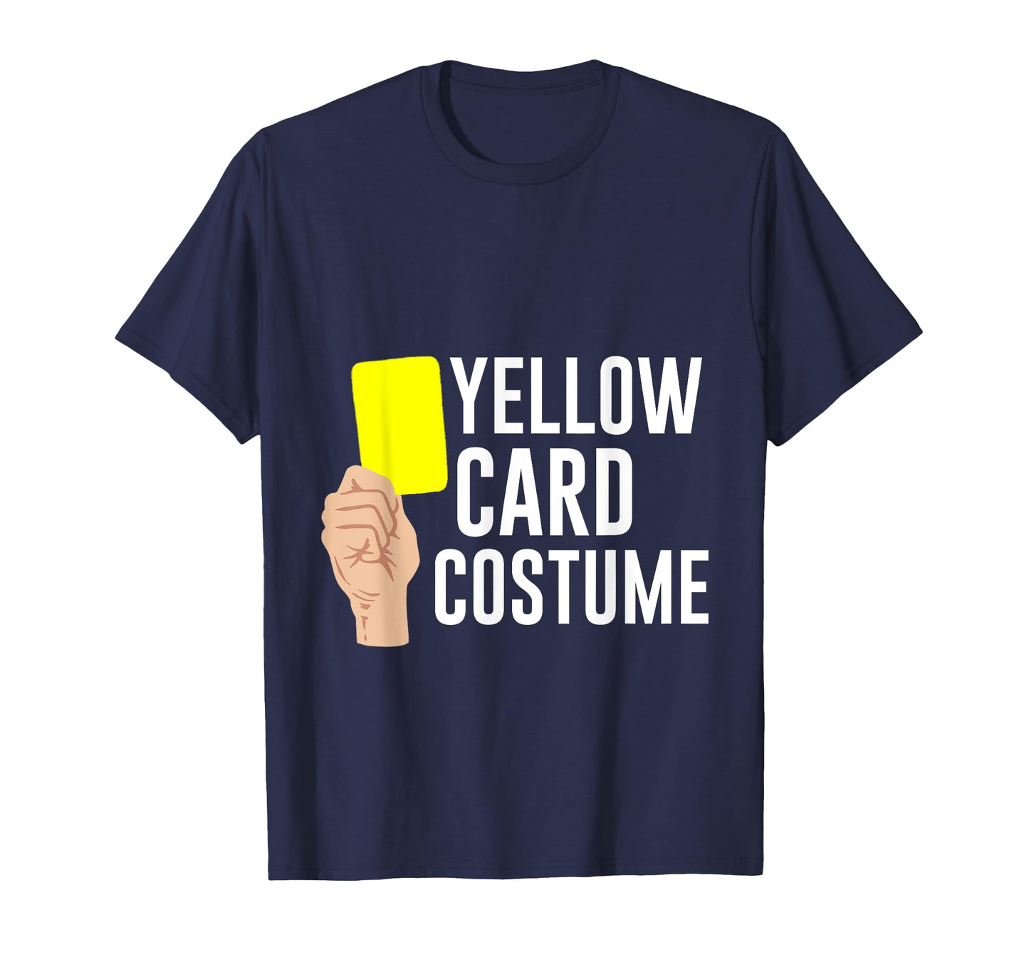 Yellow Card Costume Football Sports Joke T-Shirt