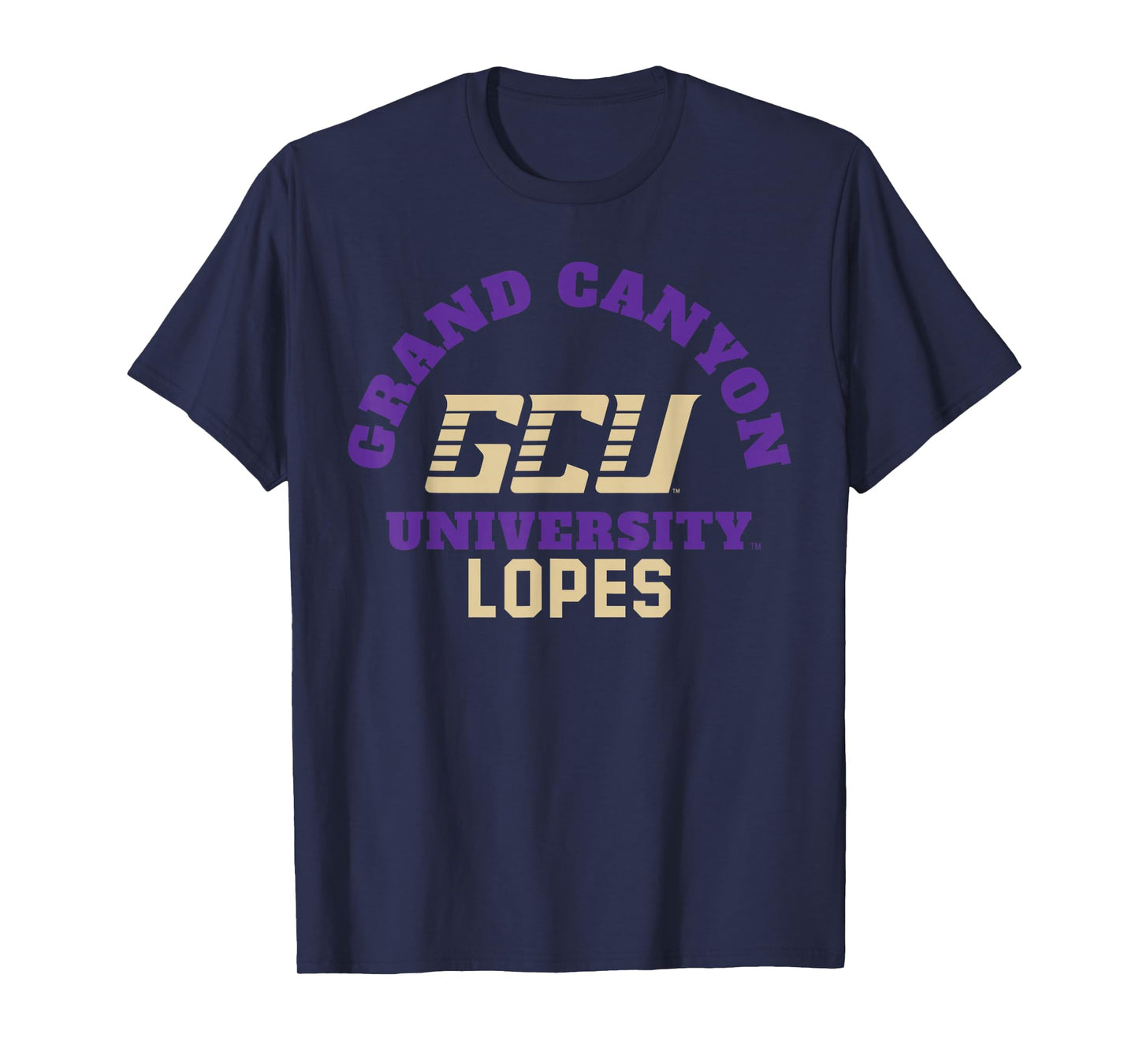 License Champs Grand Canyon University Lopes | Official NCAA | NCAFGCU006 T-Shirt, Small, White