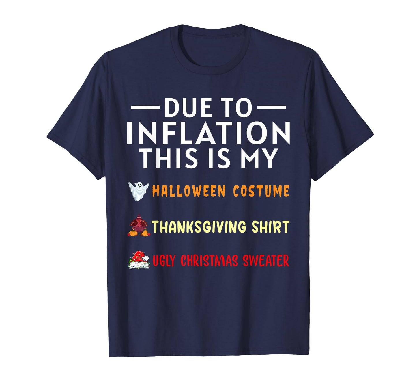 Due To Inflation This Is My Funny Halloween Costume T-Shirt