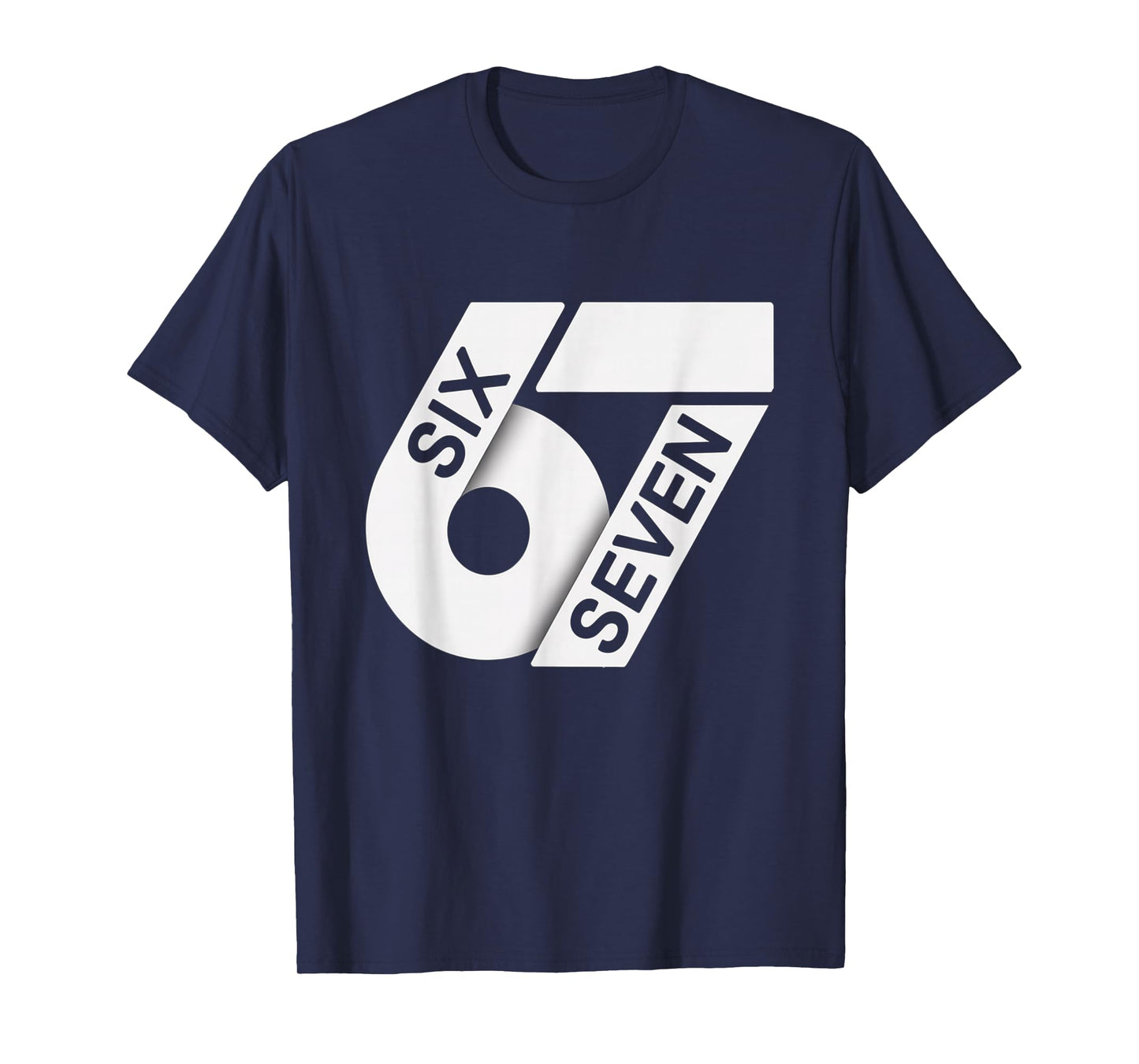 Fun Six Seven 6 7 Meme Design T-Shirt