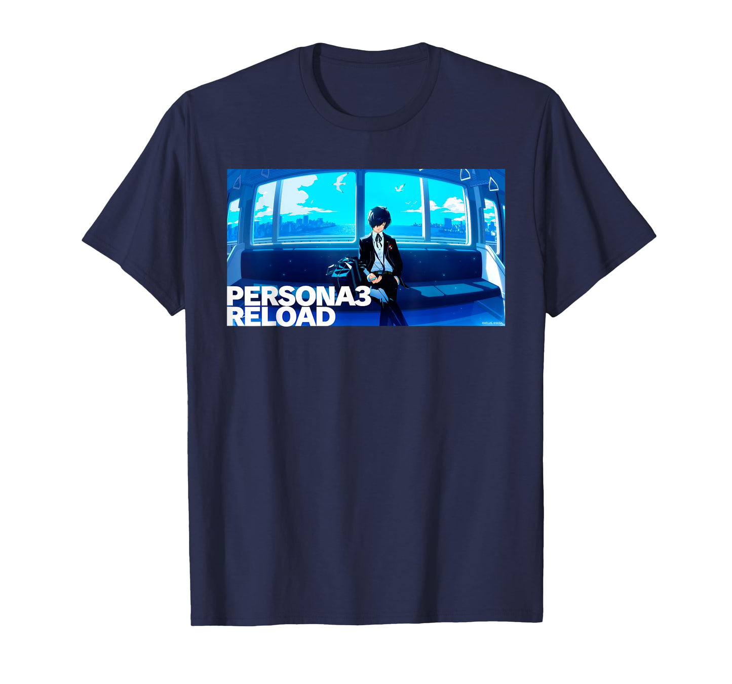 Persona 3 Reload Protagonist in the Public Train ATLUS T-Shirt