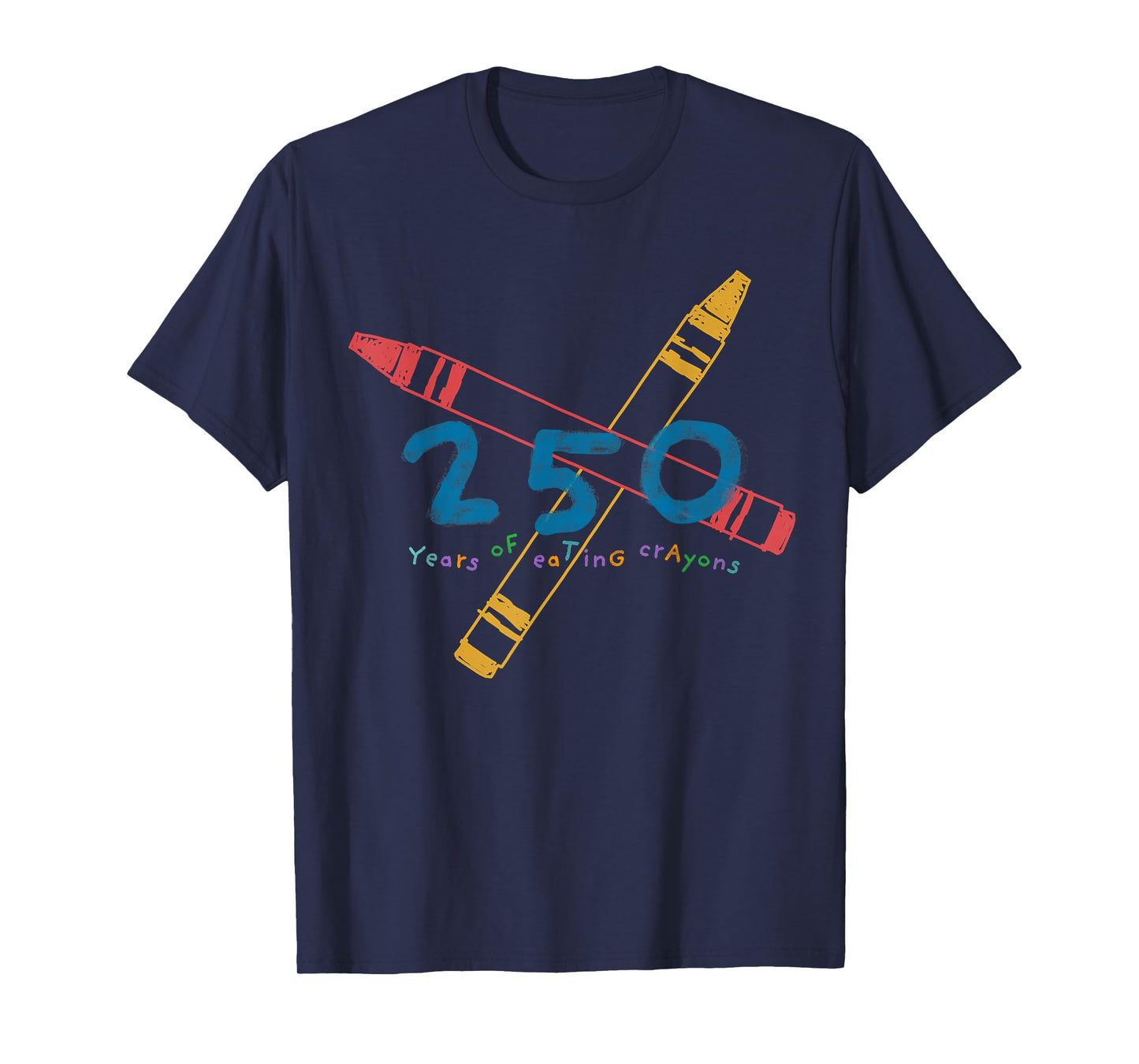 United States Marine Corps 250 Years Of Eating Crayons T-Shirt