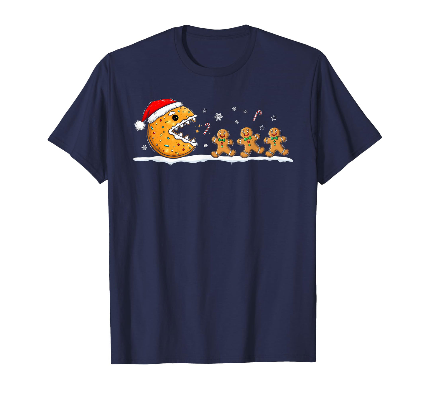 Funny Gingerbread Christmas Cookie Baking Boys Girls Kids T-Shirt