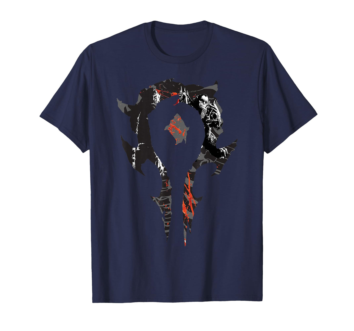 Warcraft Gaming Logo Horde Compilation Crest Fierce Gamer T-Shirt
