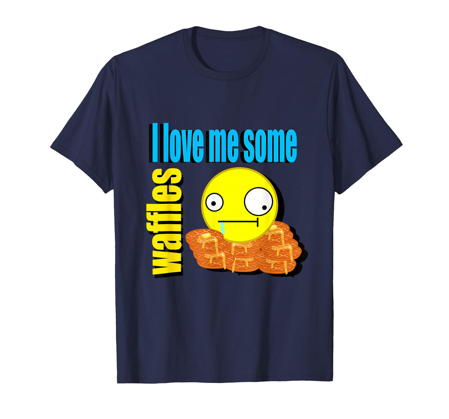 I Love Me Some Waffles Scene Kid Emo T-Shirt