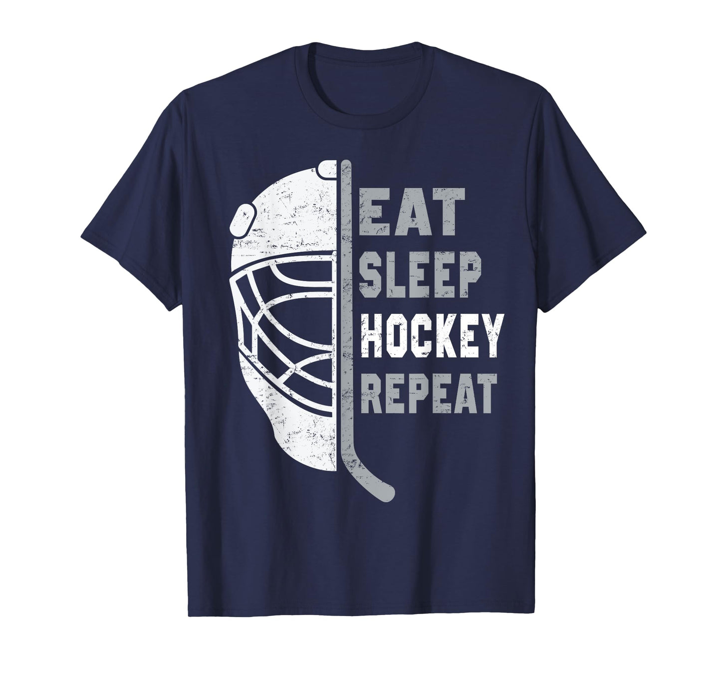 Eat Sleep Hockey Repeat Hockey Lovers Kids Youth Women T-Shirt