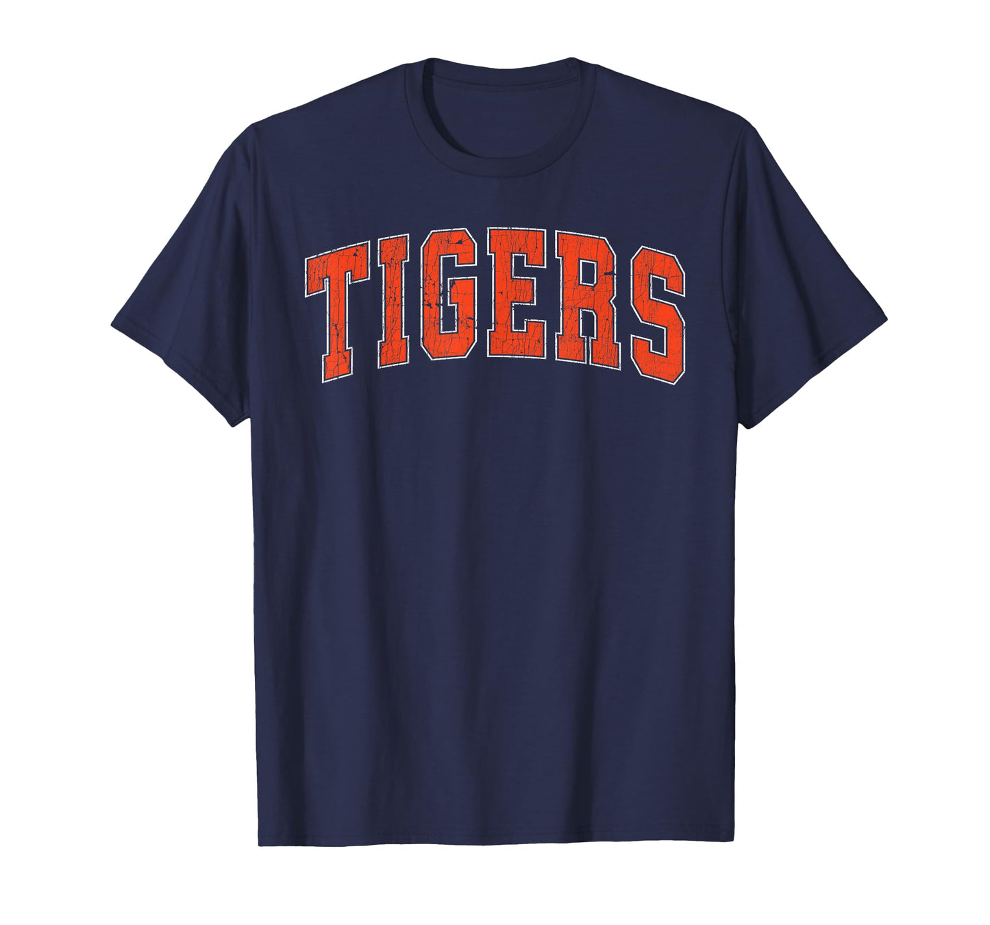 Style Classic School Sports Graphic Retro Vintage Tigers T-Shirt