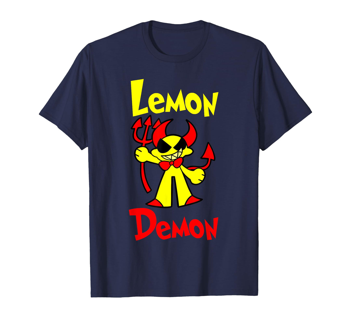 Sassy Clothings and Co Lemon Demon Fruits Funny Unisex Anime Gaming T-Shirt - Black, Small, Short Sleeve