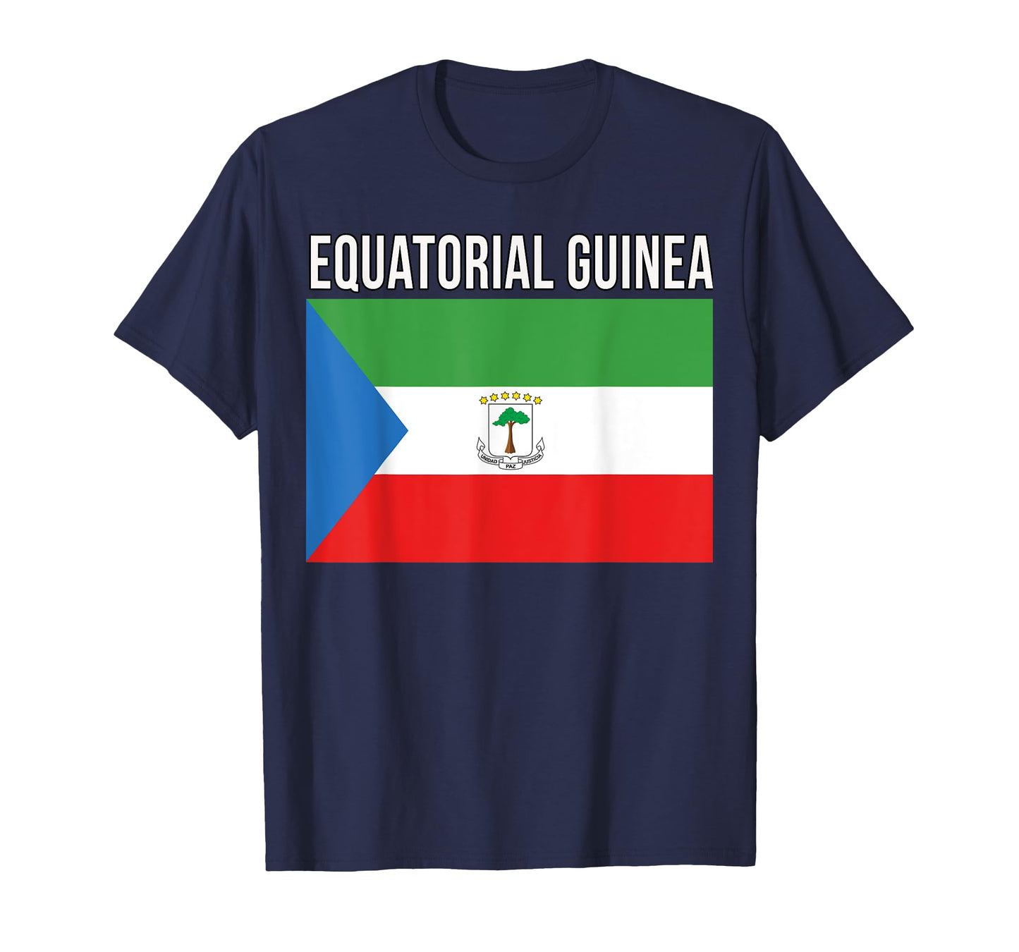 Equatorial Guinea Heritage Roots Flag T-shirt T-Shirt
