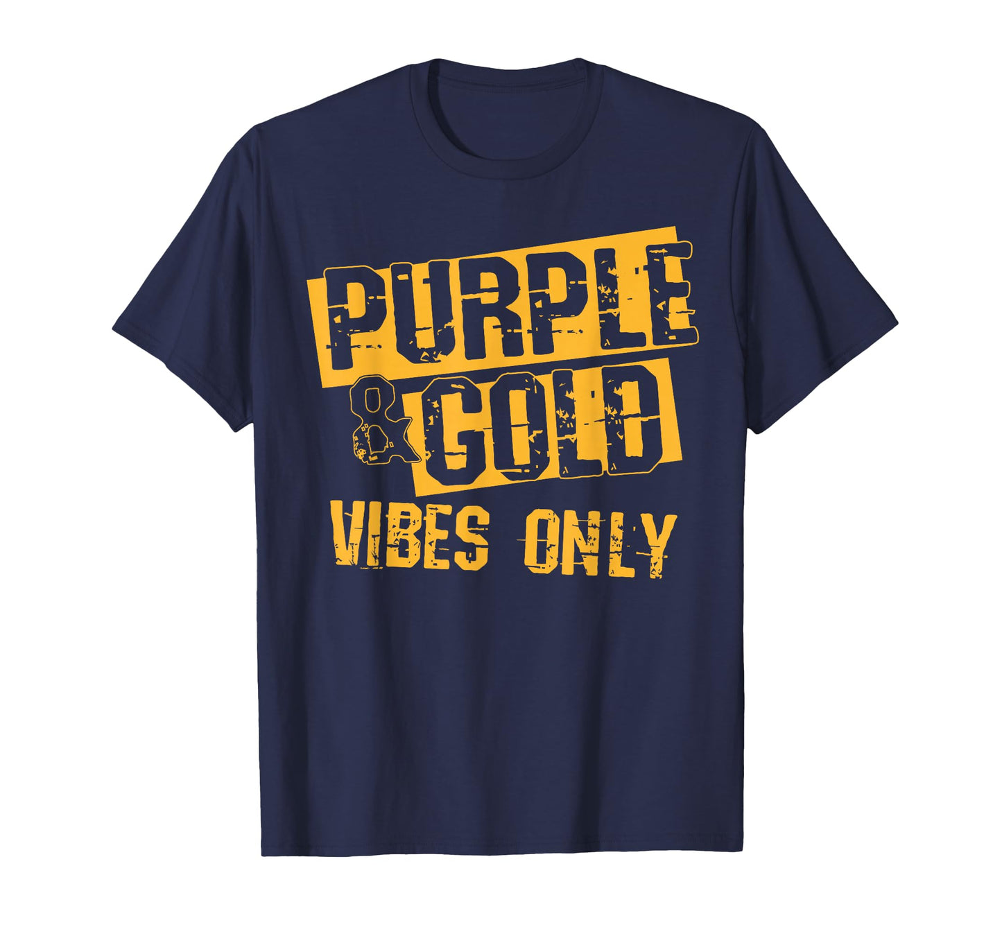 Purple & Gold Game Day Group Shirt for High School Football T-Shirt