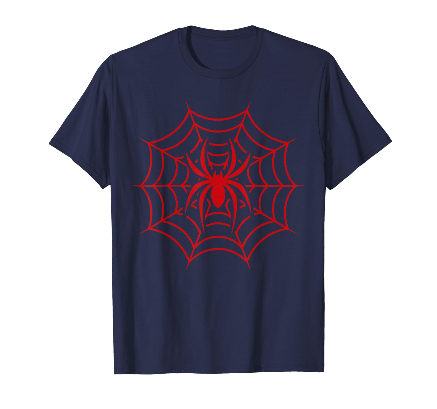Halloween Spiderweb Fan Shirt, Creepy Gothic Spider Costume T-Shirt