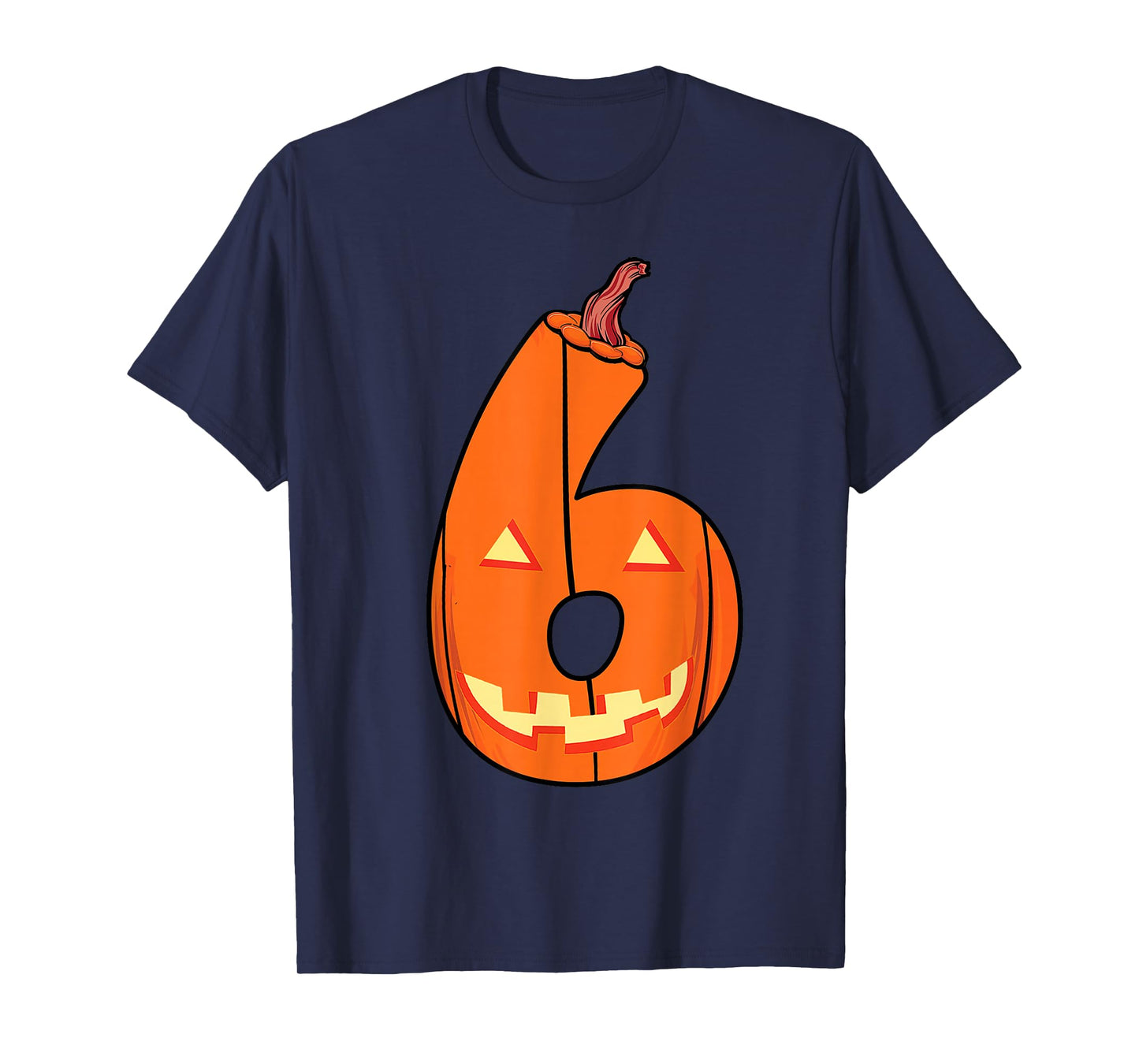 Fun Six Seven 6 7 Meme Design Couples Halloween Pumpkin T-Shirt