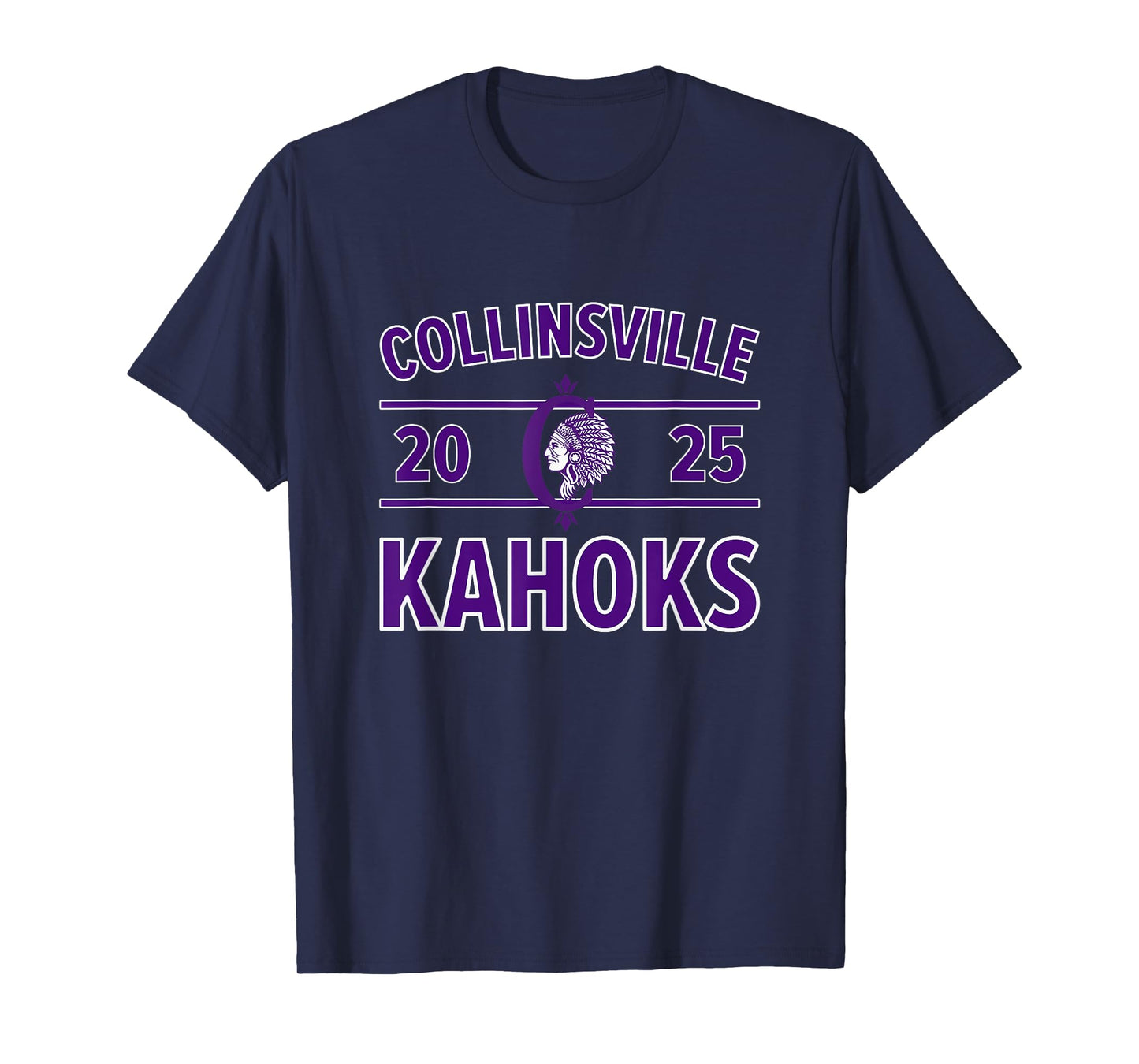 Collinsville Kahoks Logo 2025 HS T-Shirt