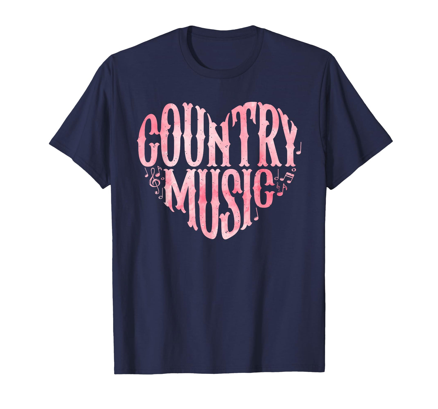 Cute Country Music Art for Men Women Concert Country Music T-Shirt