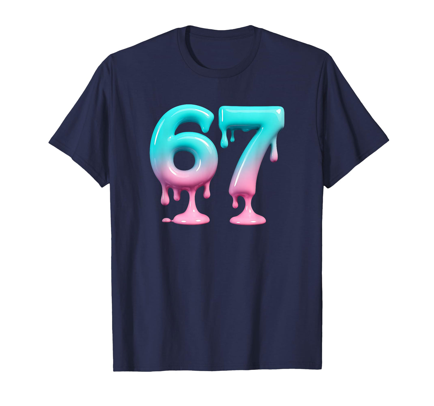Six Seven 67 Meme for Gen Alpha Kids and Adults 6 7 T-Shirt