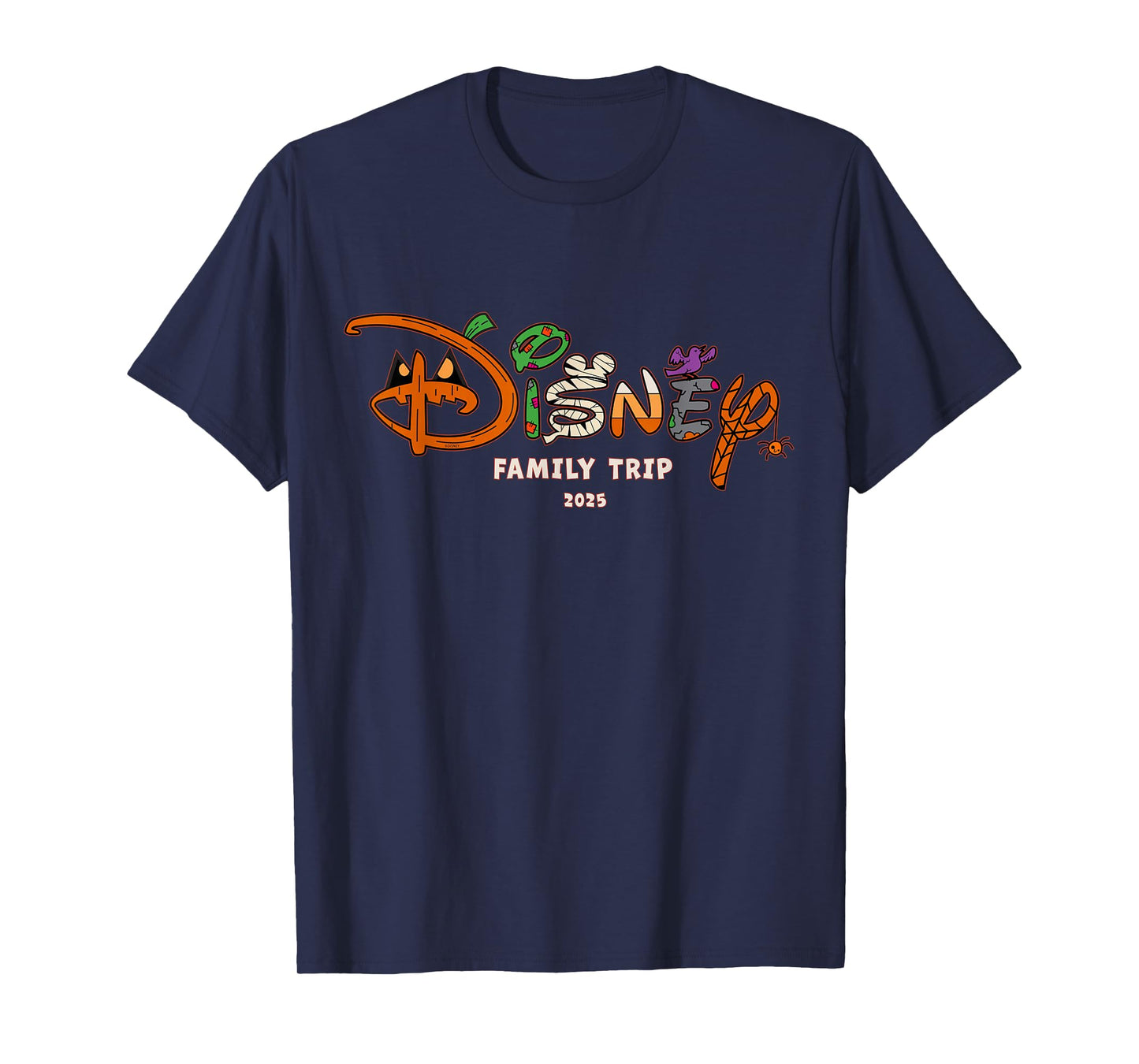 Disney Halloween Family Trip 2025 Matching Vacation T-Shirt