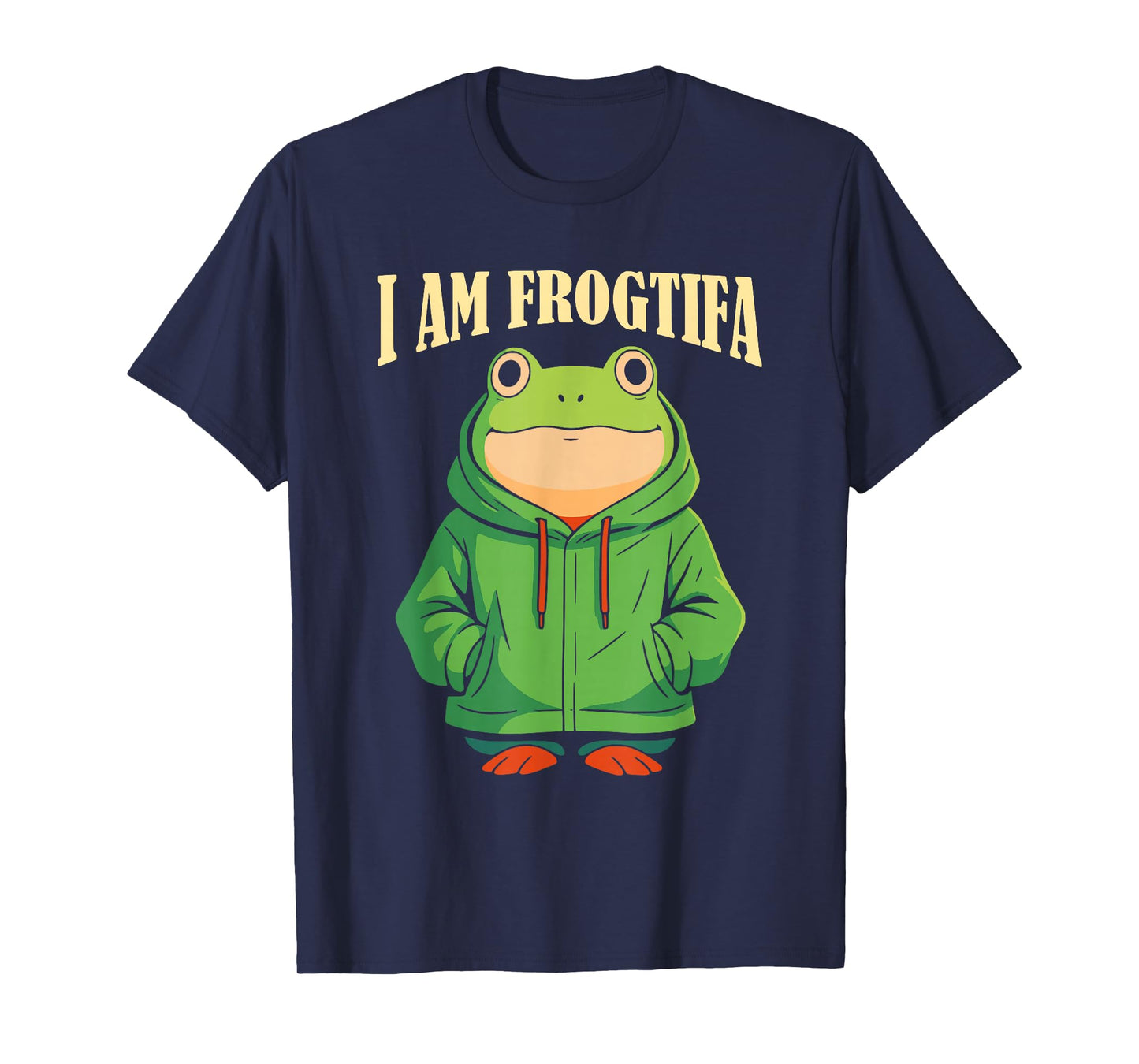 Vintage Funny I AM FROGTIFA Portland Frog Protest Men Women T-Shirt