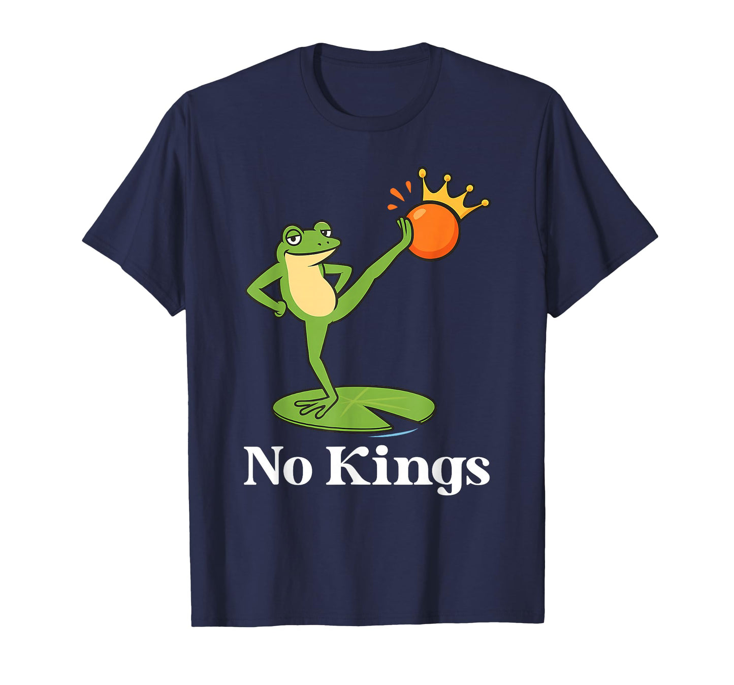 No Kings Shirt Men Women Portland Frog Protest T-Shirt