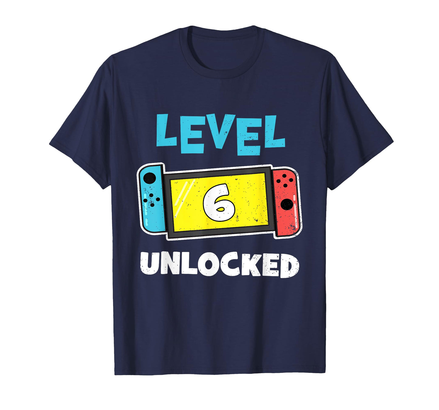 Level 6 unlocked Gamer 6th Birthday Gift Video Game lovers T-Shirt