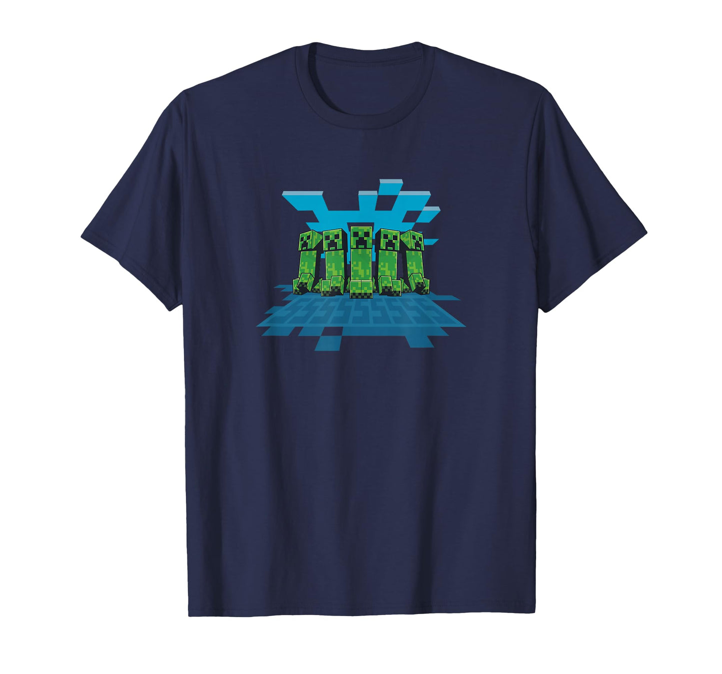 Minecraft Creeper Mob Line Up T-Shirt