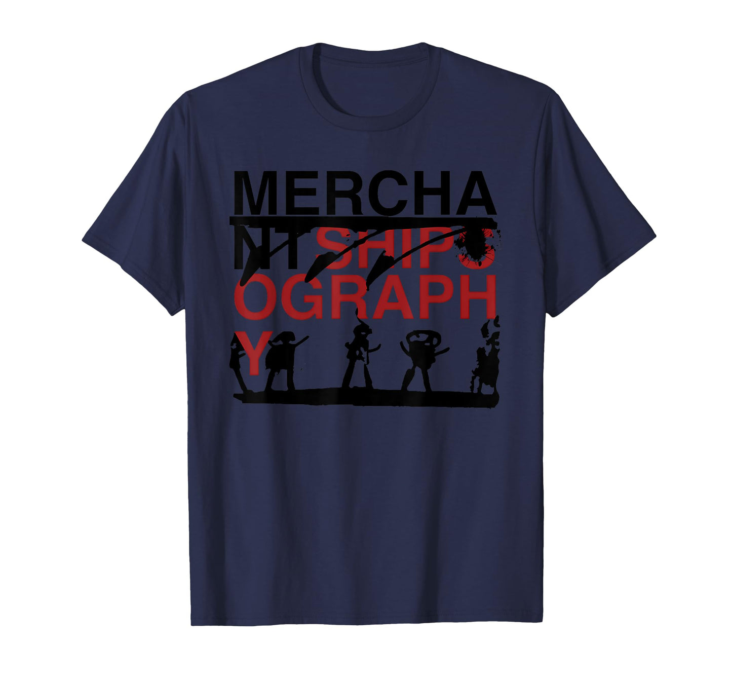 MERCHANT SHIPS OGRAPHY Funny design T-Shirt