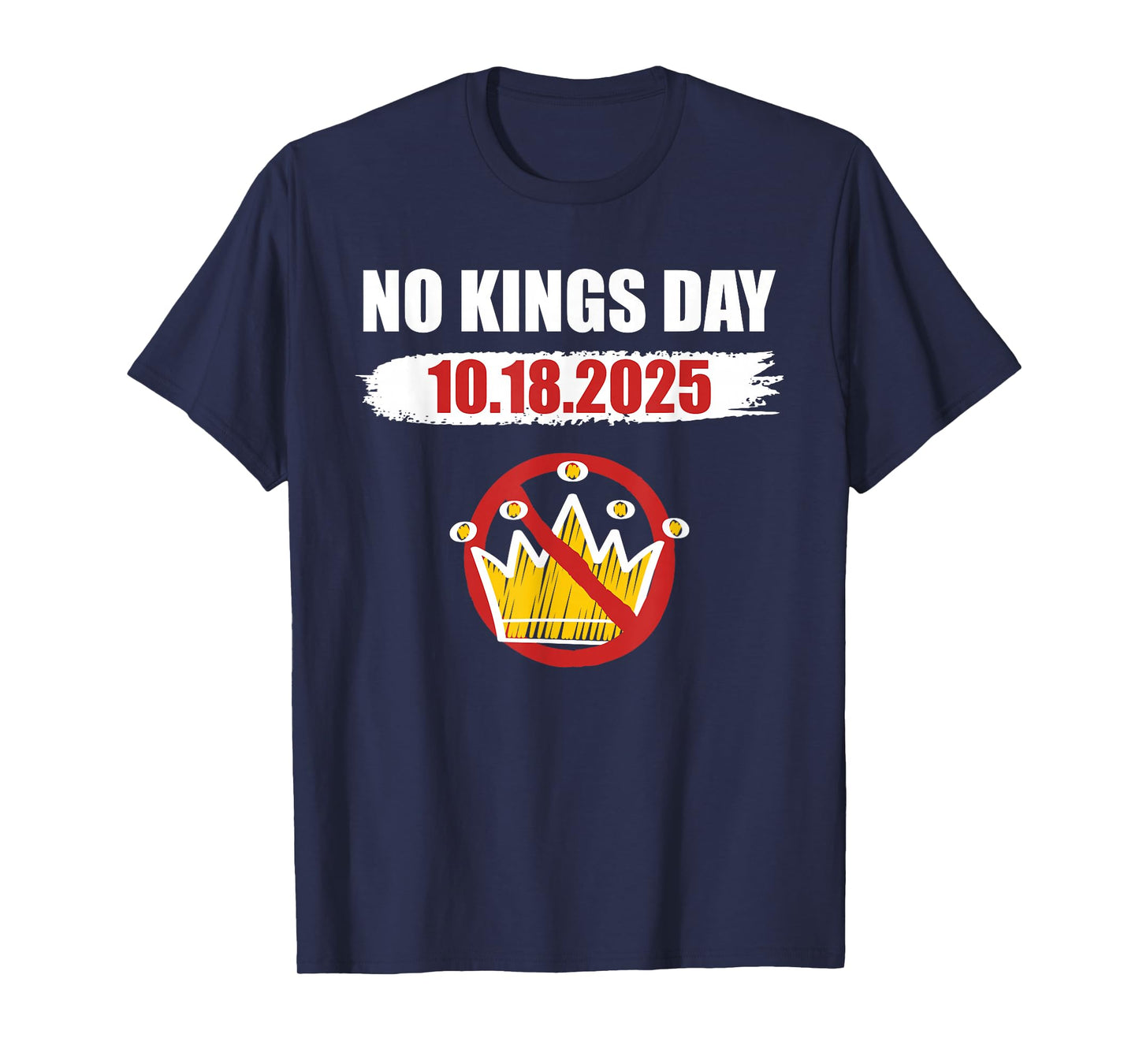 No Kings Day Patriotic No Kings 2025 T-Shirt