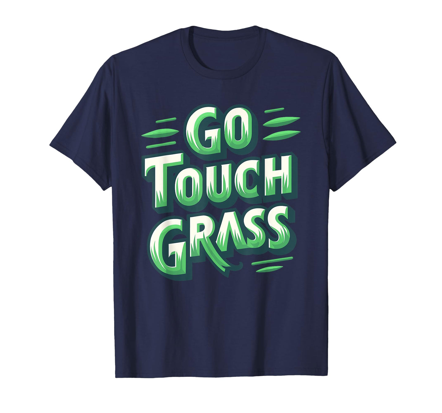 Touch Grass Funny Meme Gamer T-Shirt