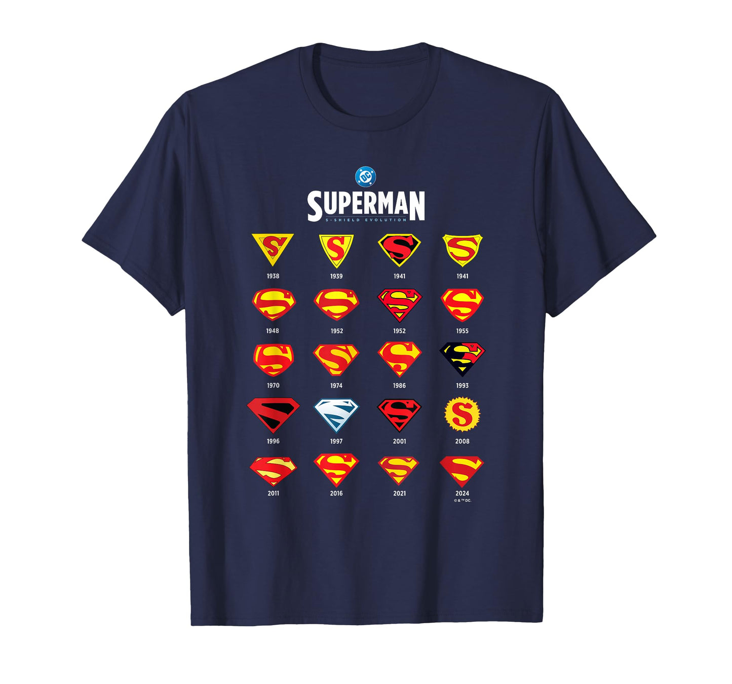 Superman S-Shield Evolution T-Shirt